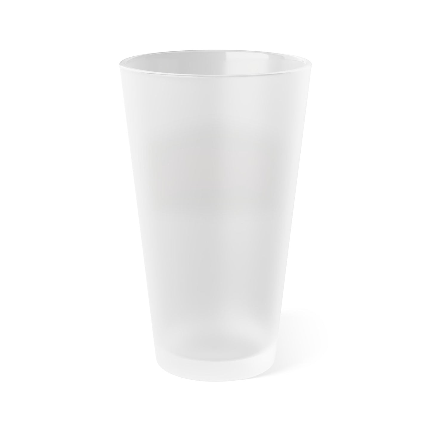 D. Fuego logo Pint Glass | Frosted 16oz Beer Glass
